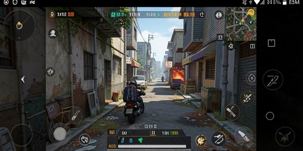 99sl - Screenshot menampilkan salah satu level yang menantang.